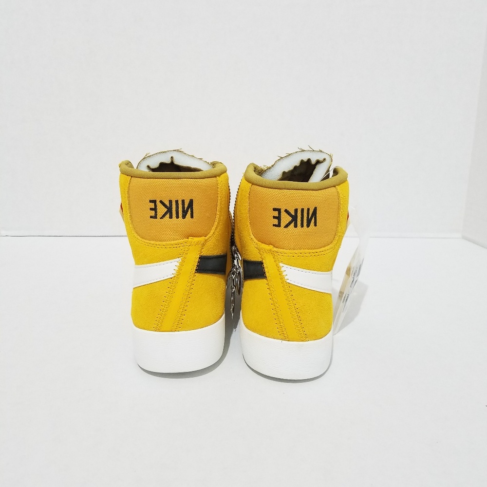 NEW NIKE WOMENS BLAZER MID REBEL BQ4022 700 YELLOW - Picture 3 of 6